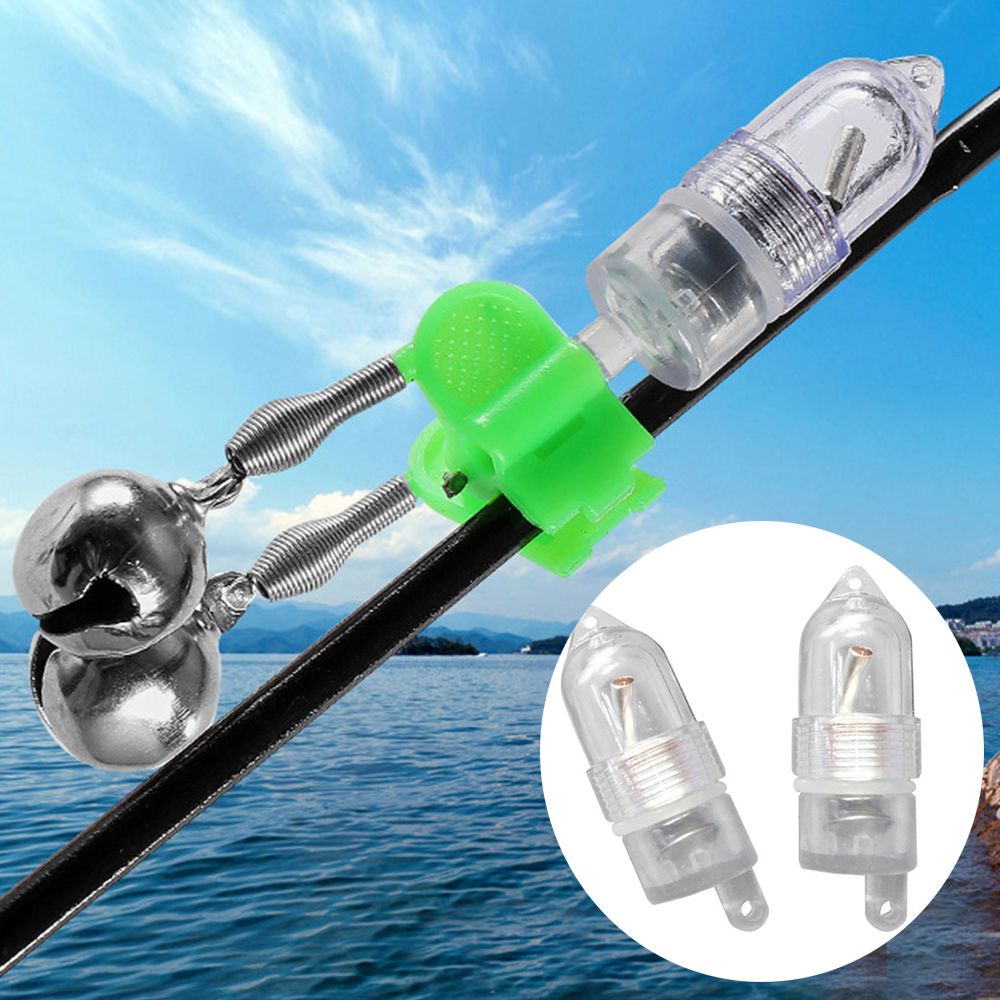 Fish Alarm - Portátil Durável Pesca Sino Alerta, Luz