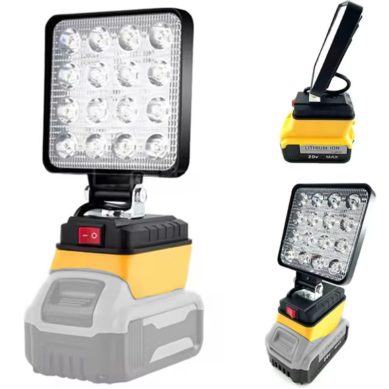 Fish Finder Battery - Handheld LED Spotlights para Dewalt, 4