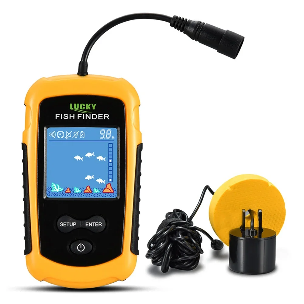 Lucky lcd tela colorida portát - Fish Finder Portable avaliação e preço