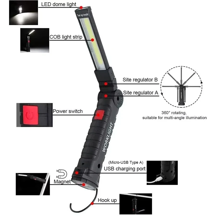 Lanterna de luz de trabalho ma - Fishing Light avaliação e preço