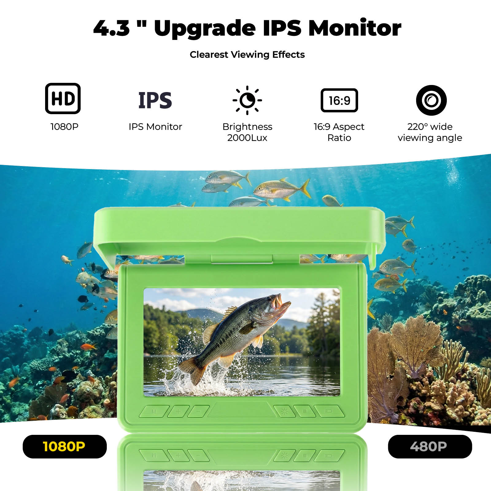 Localizador Visual de Peixes S - Fish Finder Portable avaliação e preço