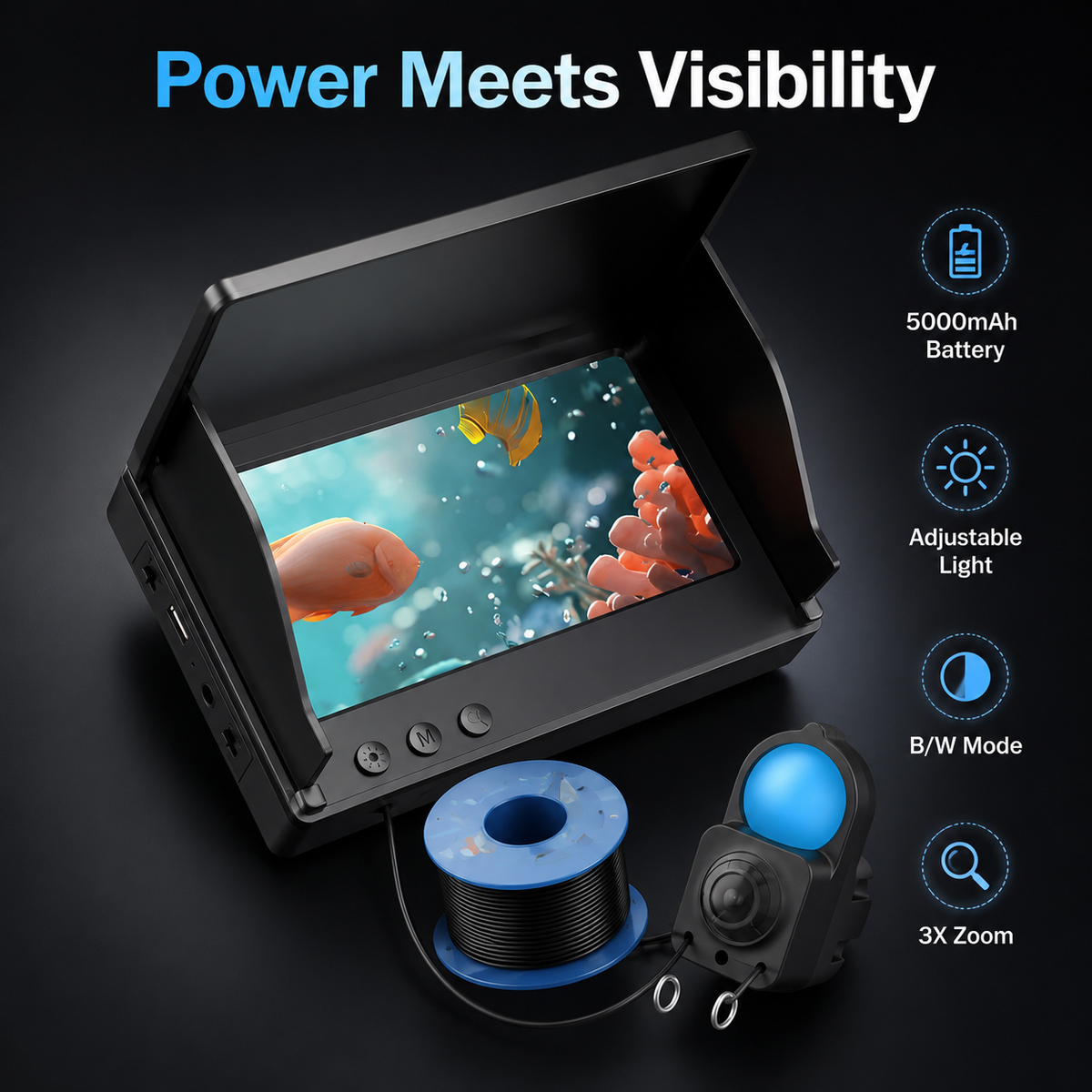 Câmera de Pesca Subaquática HD - Fishing Camera avaliação e preço